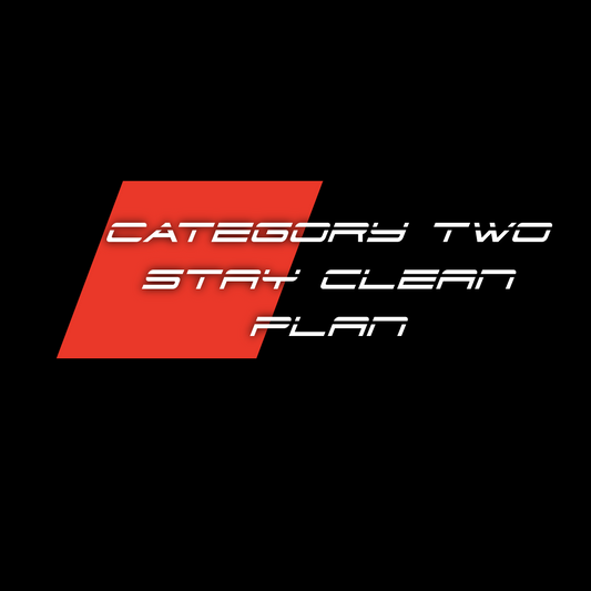 CATEGORY TWO STAY CLEAN PLAN